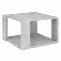 Moderner Couchtisch mit Stauraum, Betongrau, für Wohnzimmer