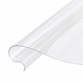 Wasserdichte PVC-Tischdecke, 2 mm, transparent, abwischbar, für Rechteck-Tische