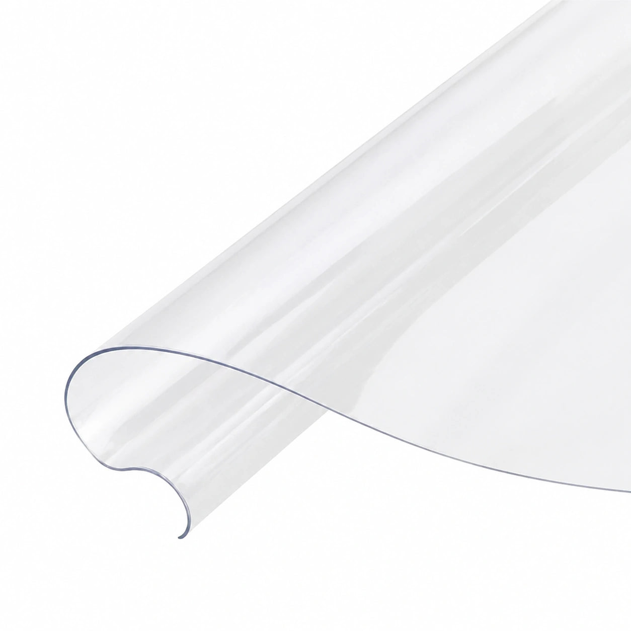 Wasserdichte PVC-Tischdecke, 2 mm, transparent, abwischbar, für Rechteck-Tische