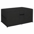 Wasserdichte Abdeckhaube für Gartenmöbel aus robustem Oxford-Gewebe, UV-beständig, mit Belüftungsöffnungen - 250x250x90cm, Schwarz