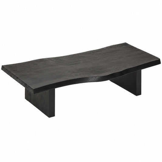 Moderner Couchtisch aus Holz für Wohnzimmer, Unregelmäßiges Design
